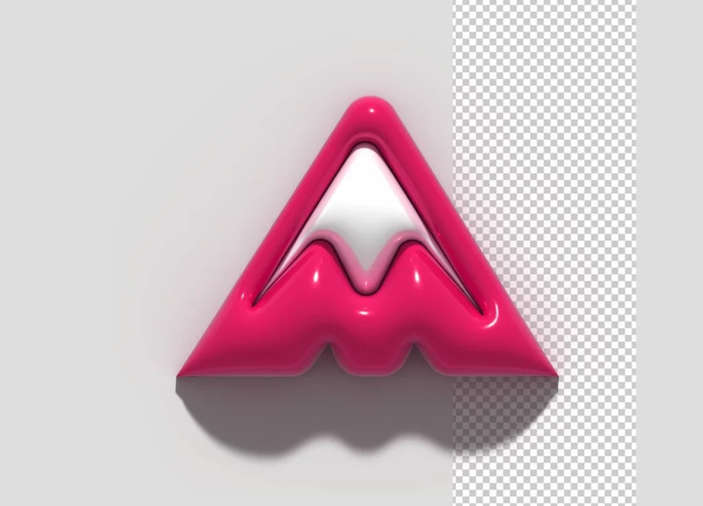 Transparent logo background